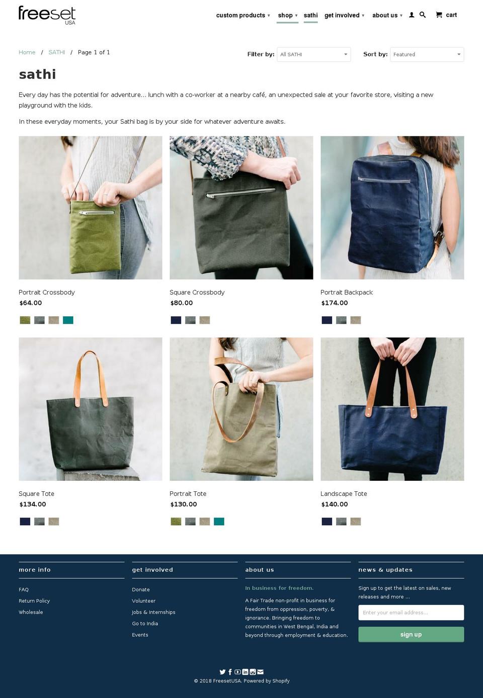 sathi.co shopify website screenshot