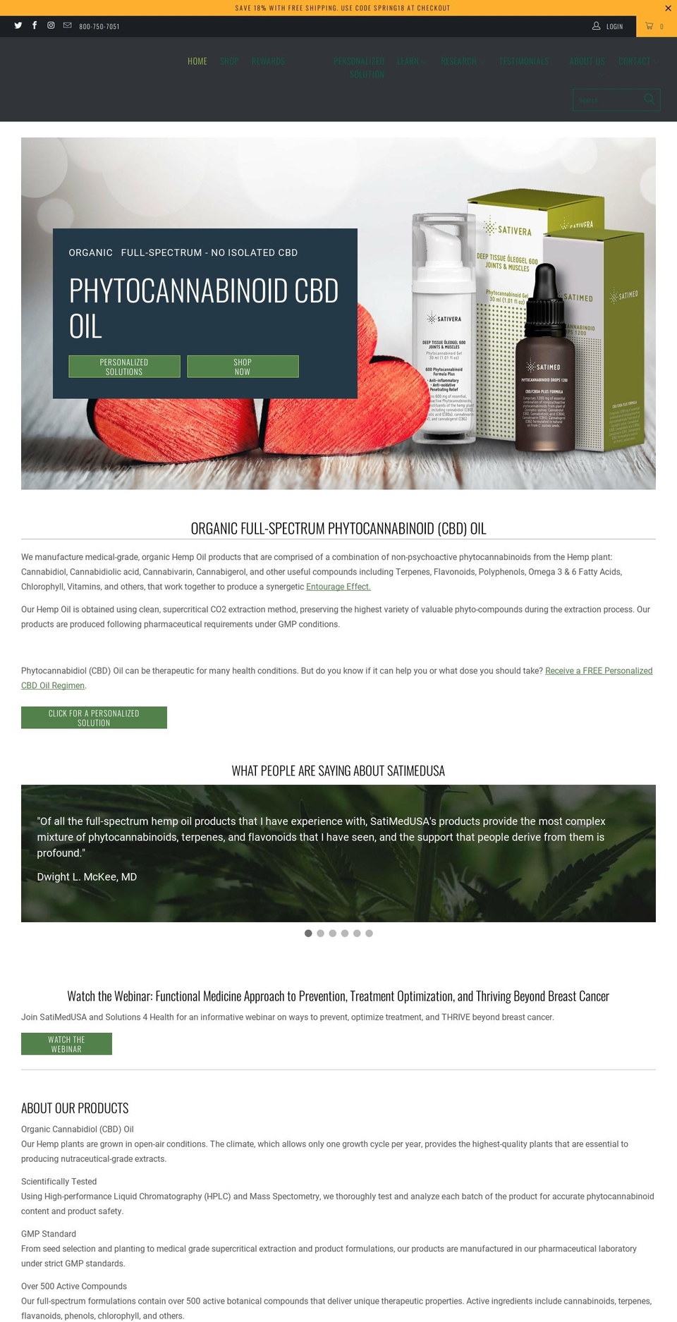 satimedusa.com — Shopify storefront screenshot