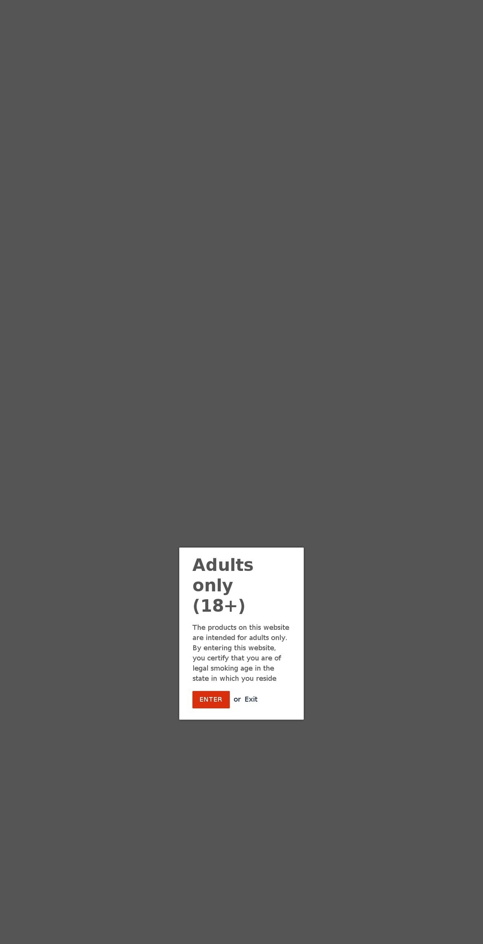 Satisfy Liquids Shopify theme site example satisfyliquids.com