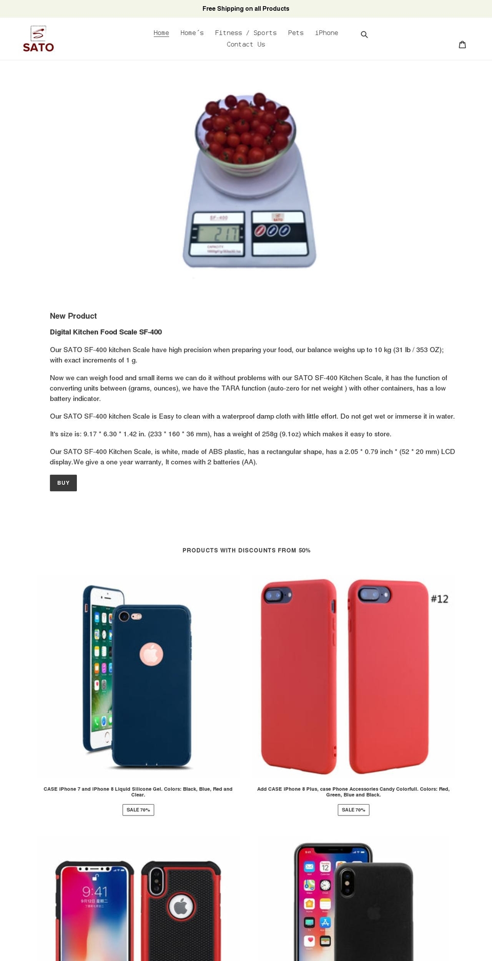 sato-go.com shopify website screenshot