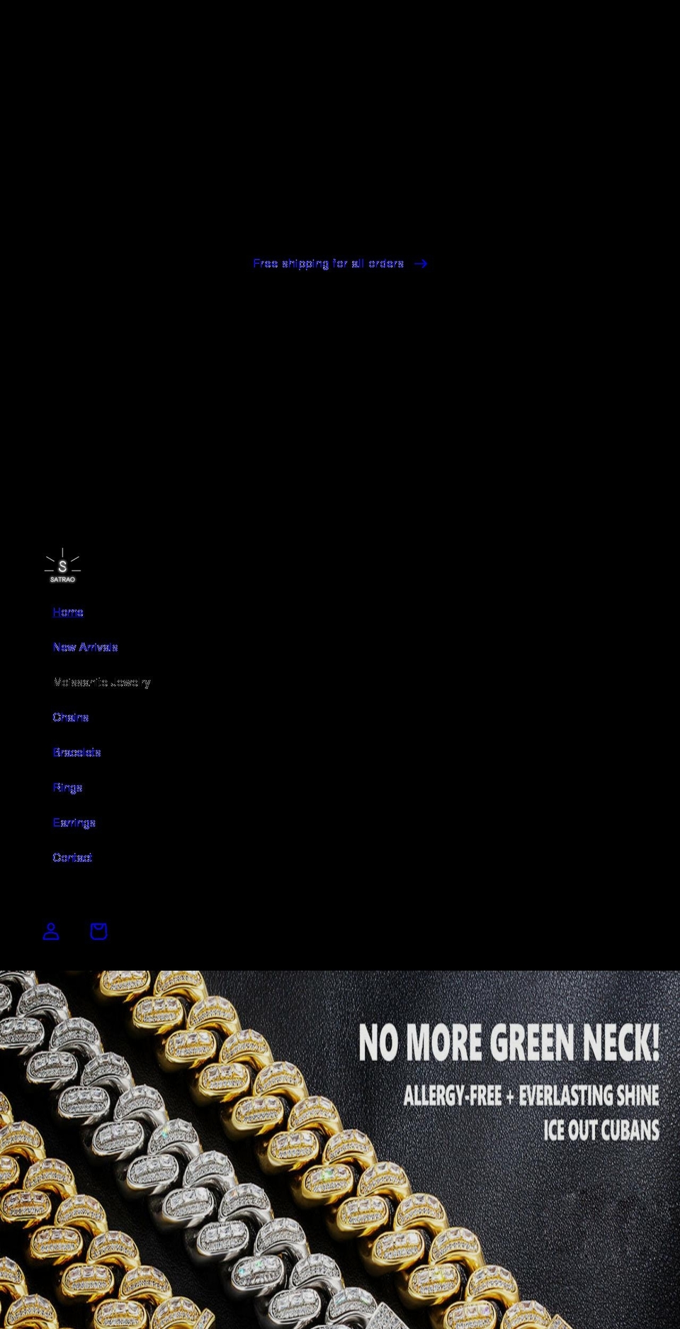 satrao.com shopify website screenshot