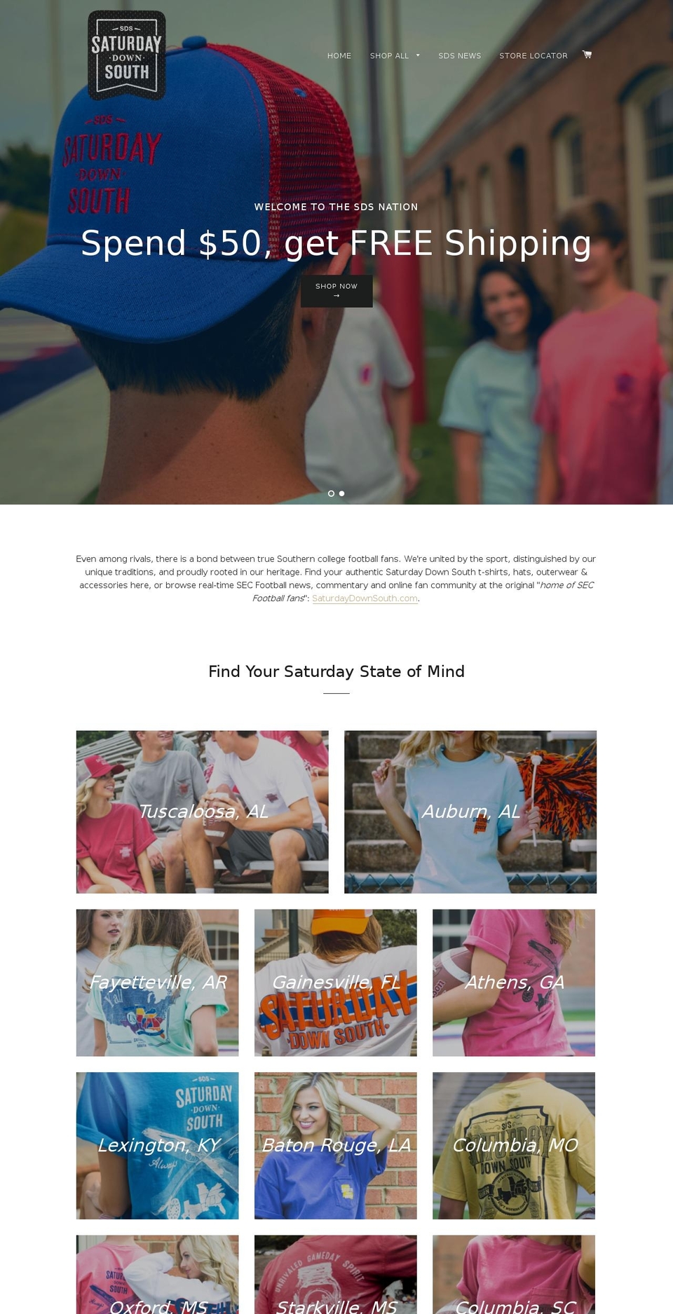 saturdaytees.com shopify website screenshot
