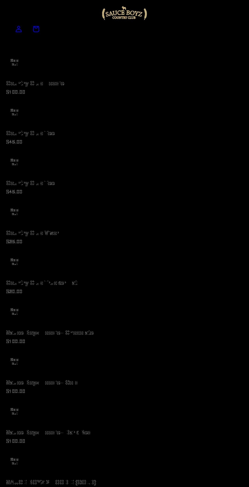 sauceboyzmerch.com shopify website screenshot