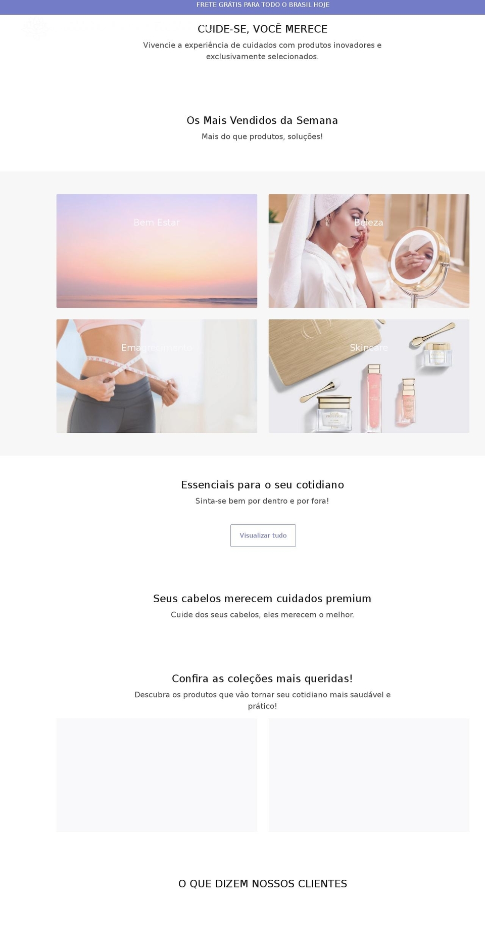 saudenocotidiano.com shopify website screenshot