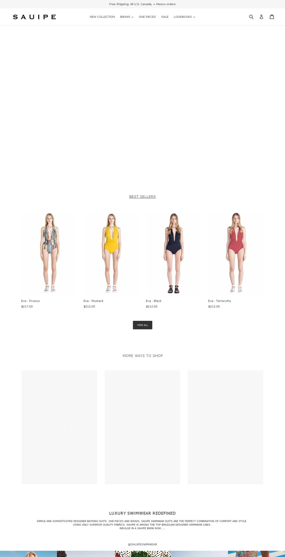 sauipeswim.com shopify website screenshot