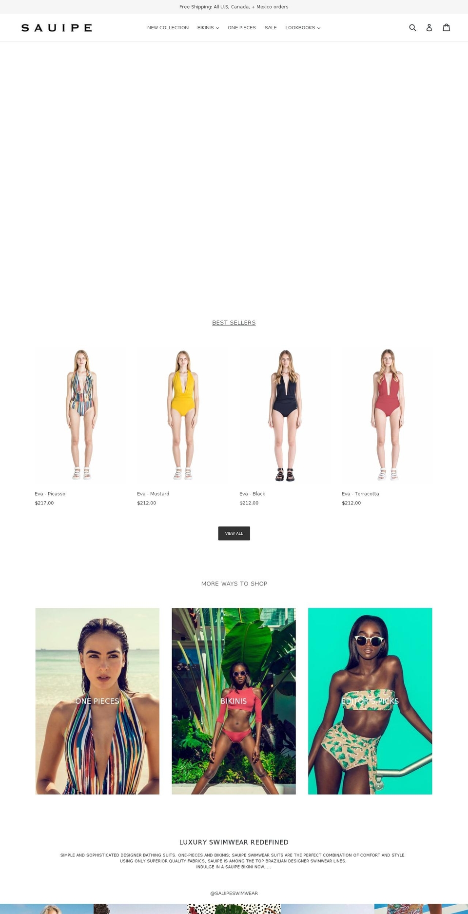 After JULY 4TH SALE Shopify theme site example sauipeswimwear.com