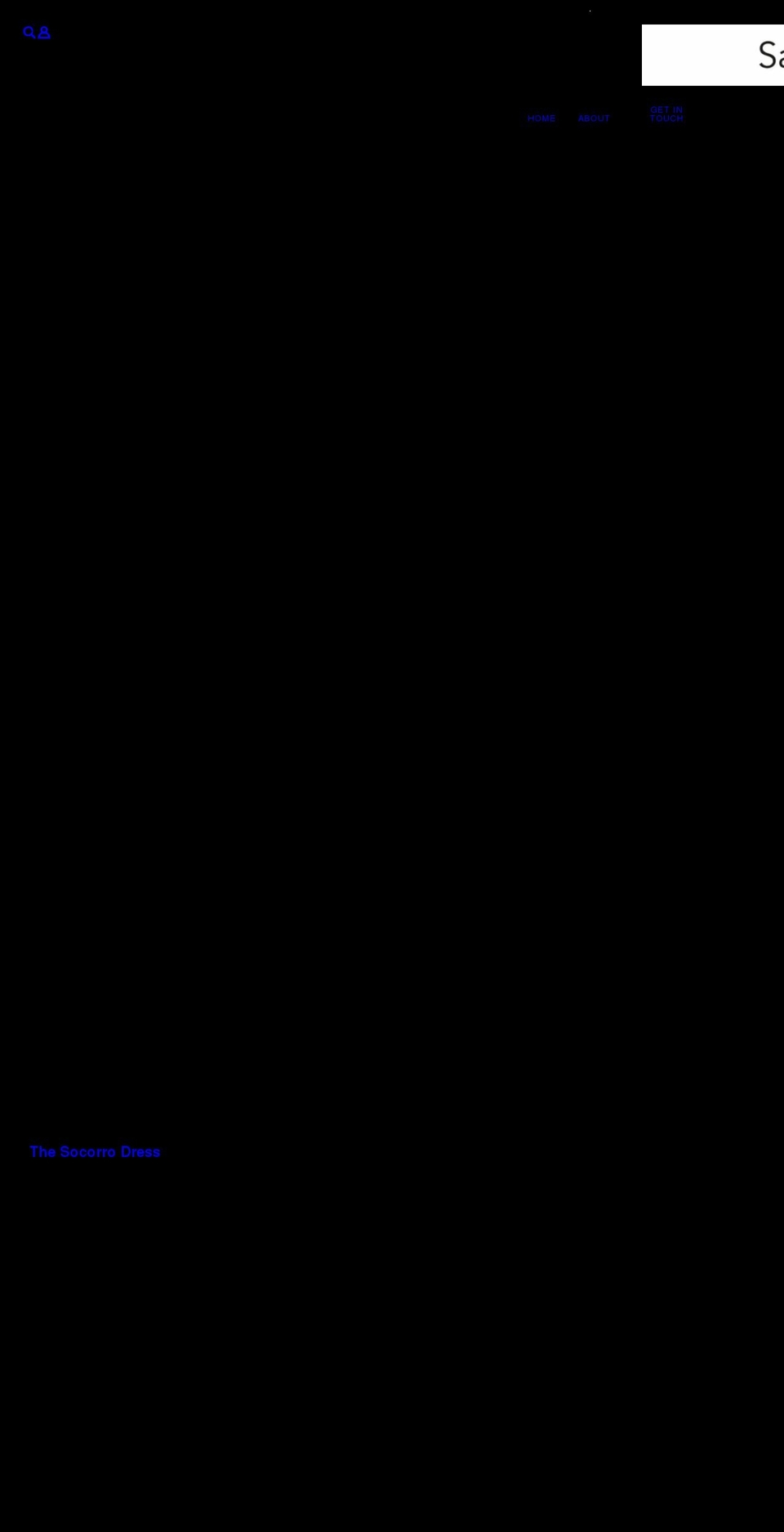 saundraoshea.co.uk shopify website screenshot