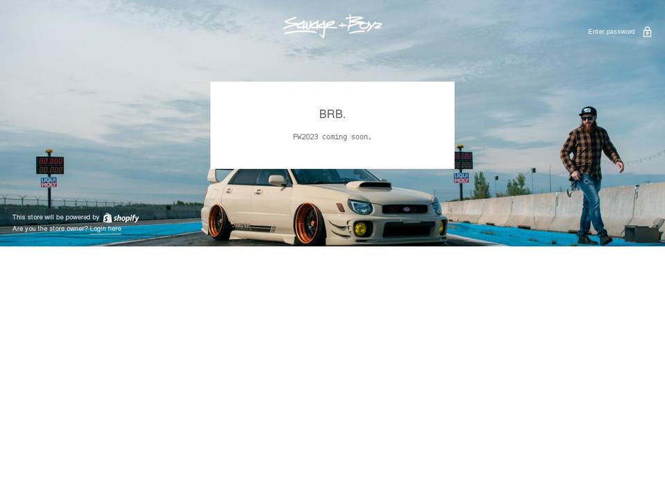 savageboyzstore.com shopify website screenshot