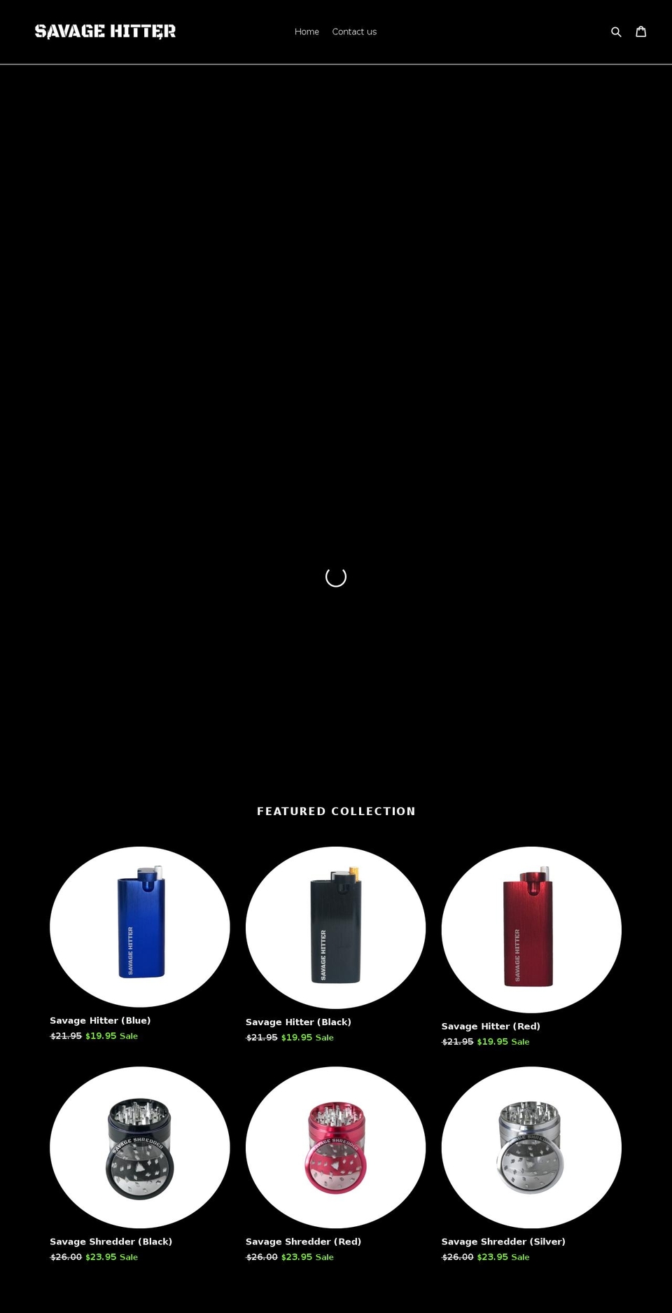 savageshredder.com — Shopify storefront screenshot