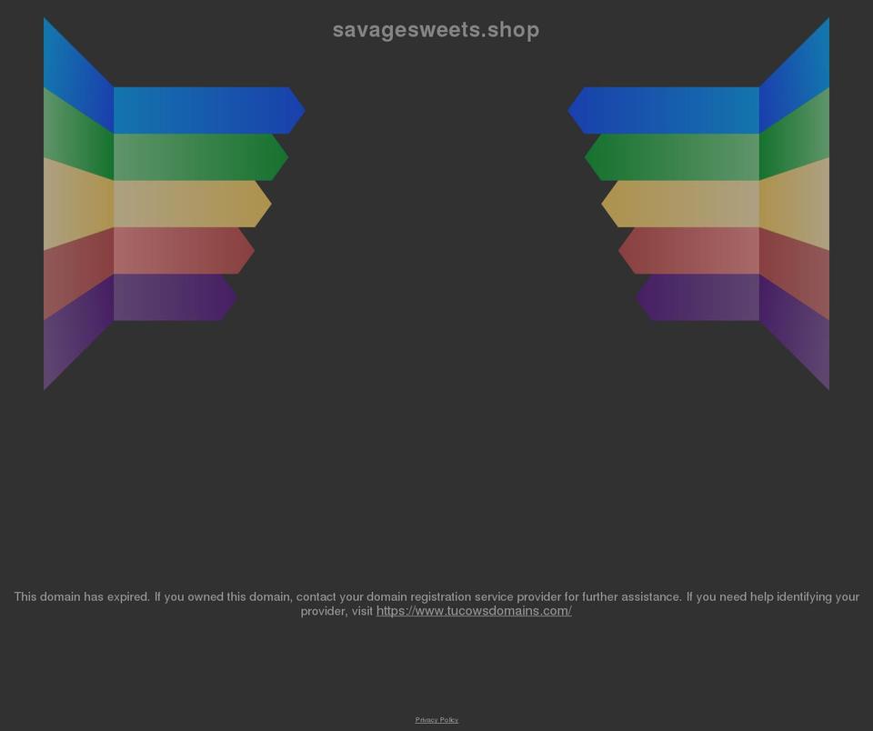 savagesweets.shop shopify website screenshot