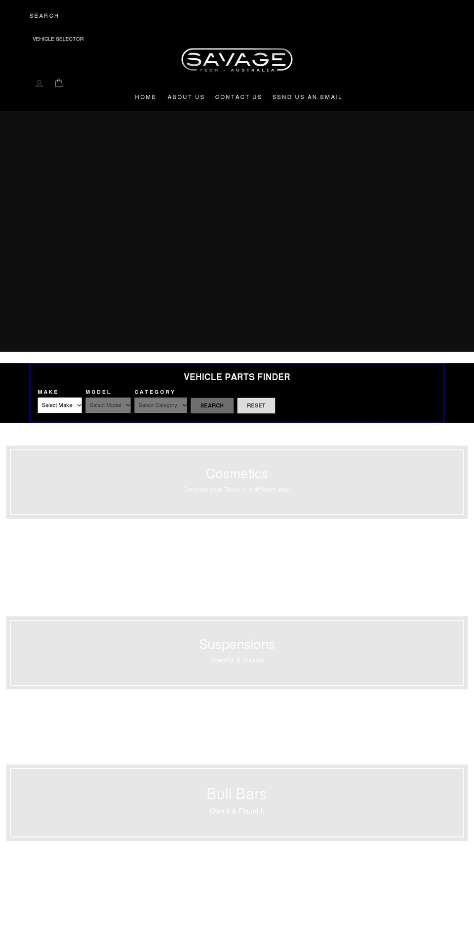 savagetech.com.au shopify website screenshot