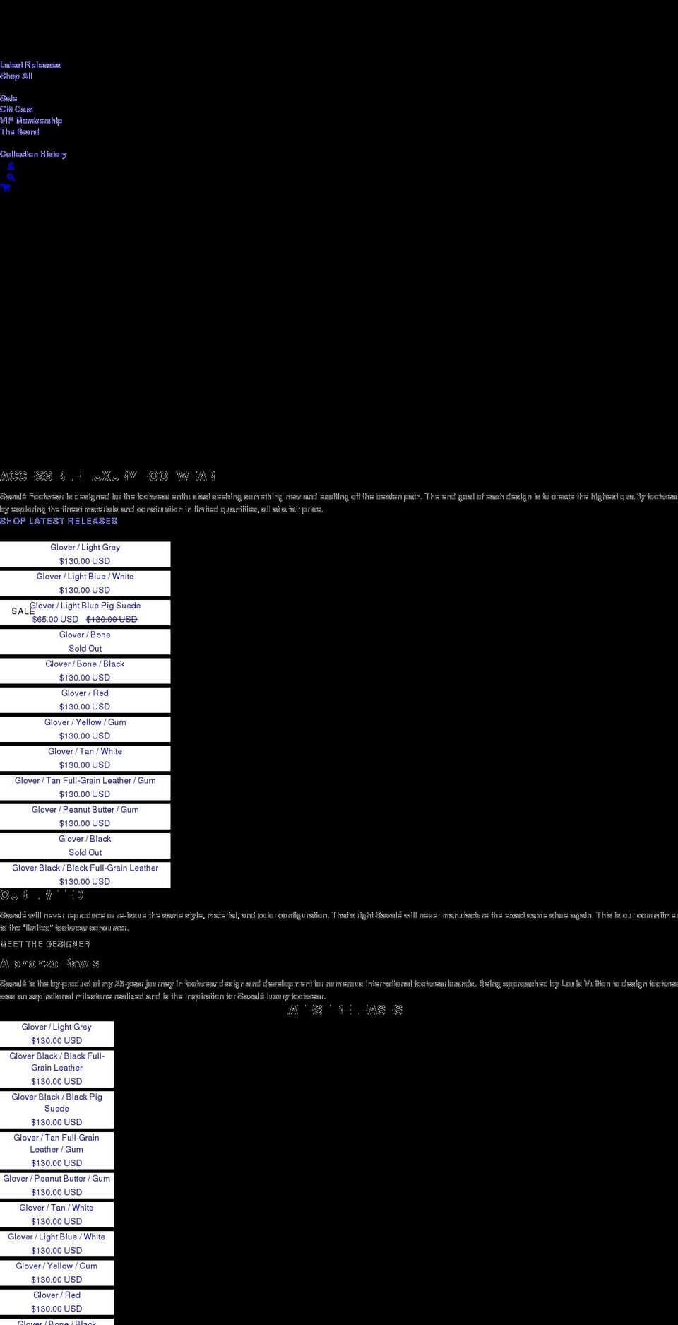 savalefootwear.com shopify website screenshot