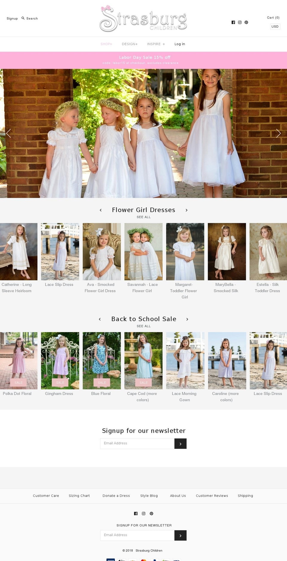 savannahchildrens.com — Shopify storefront screenshot