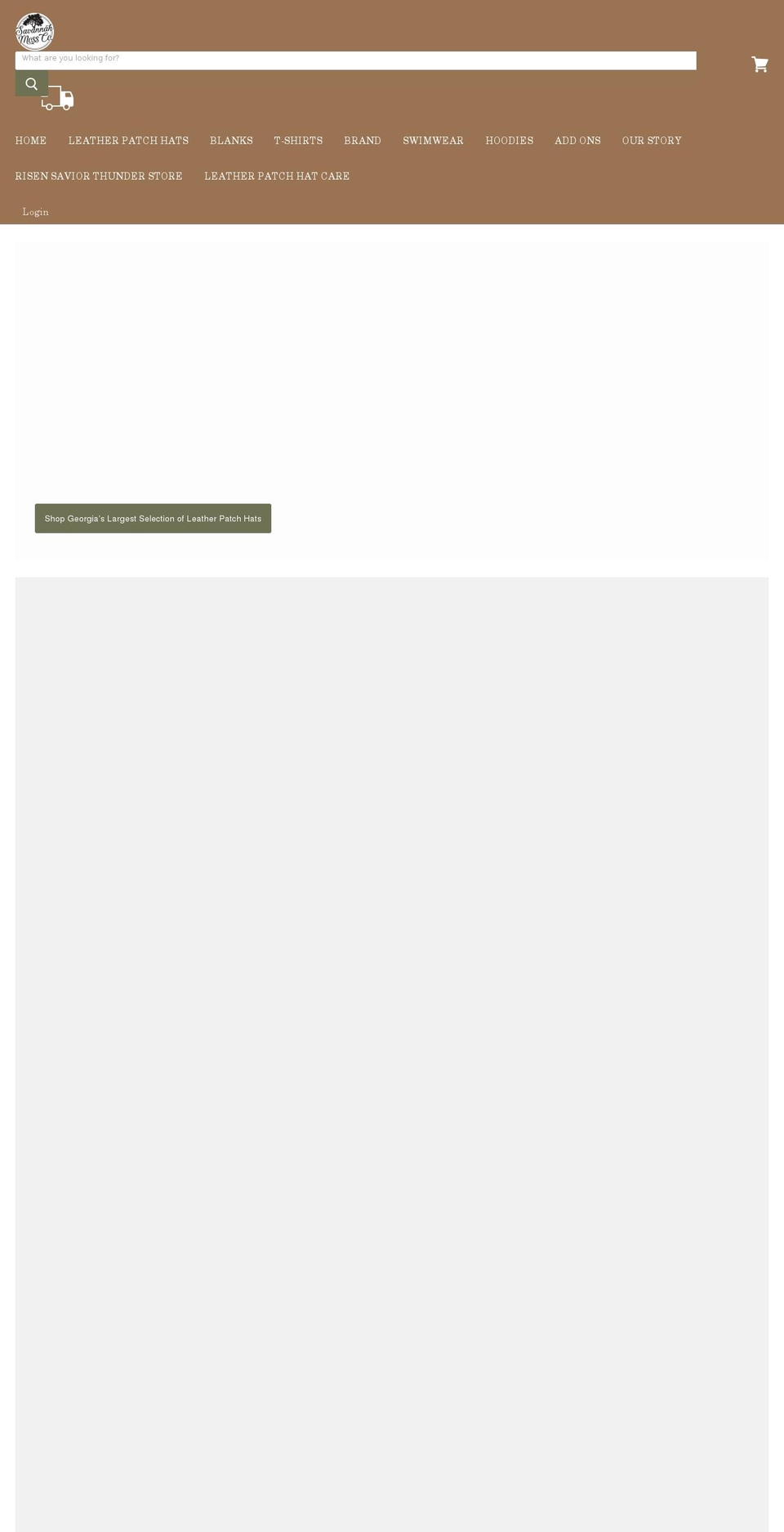 savannahmossco.com shopify website screenshot