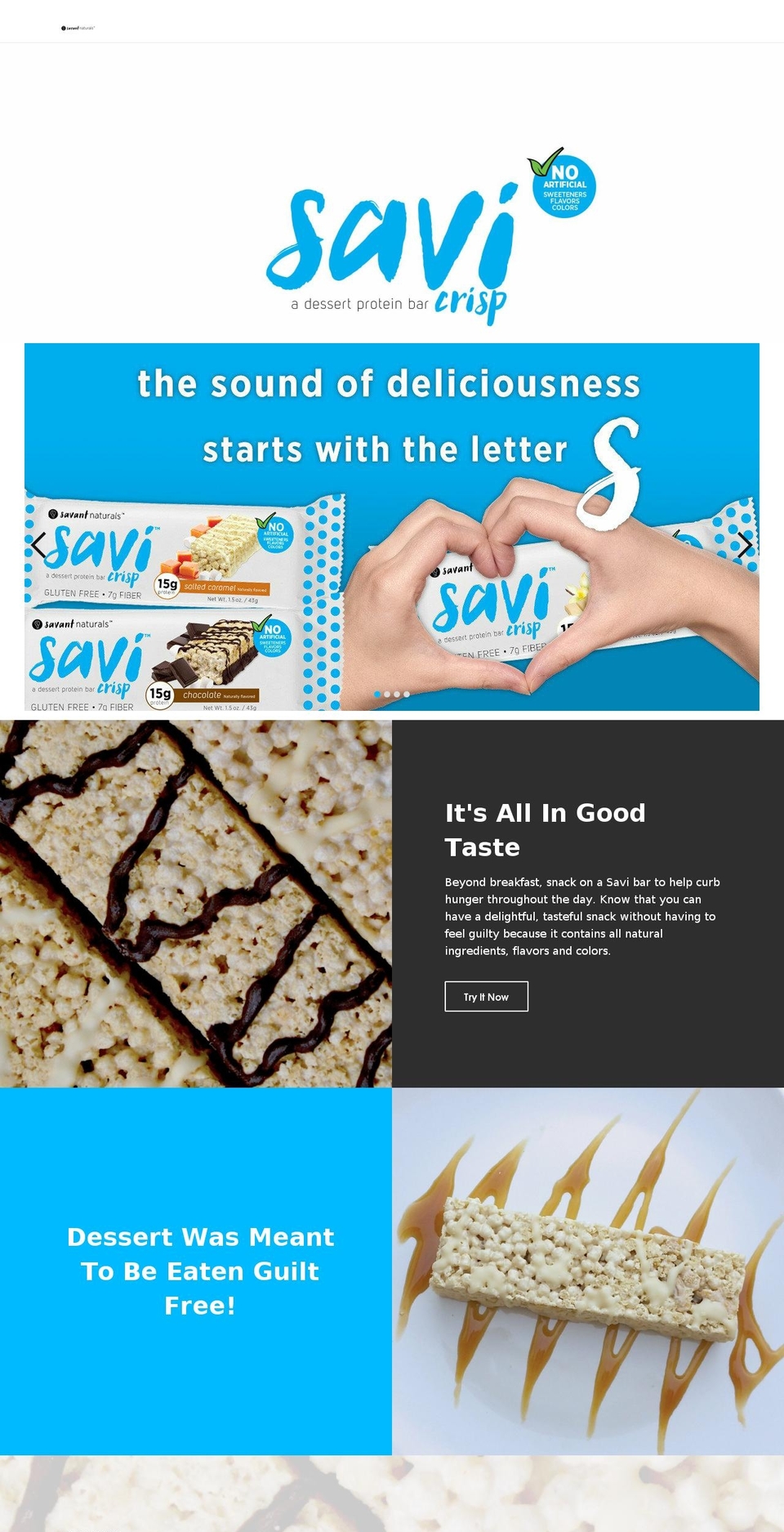 savant-naturals.com — Shopify storefront screenshot
