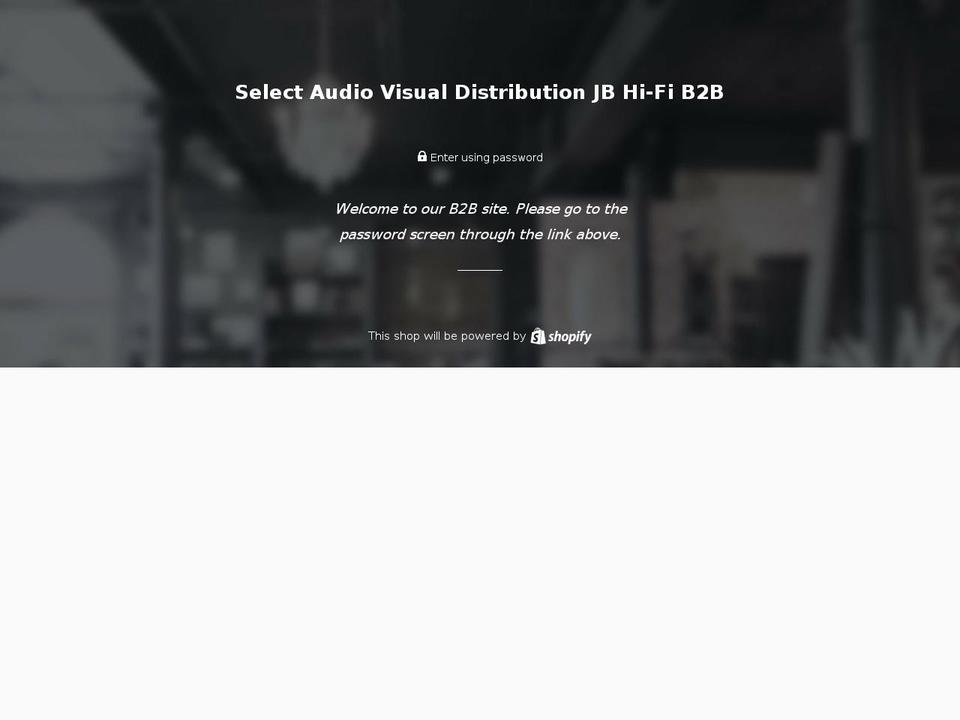 savdjbhifib2b.com shopify website screenshot