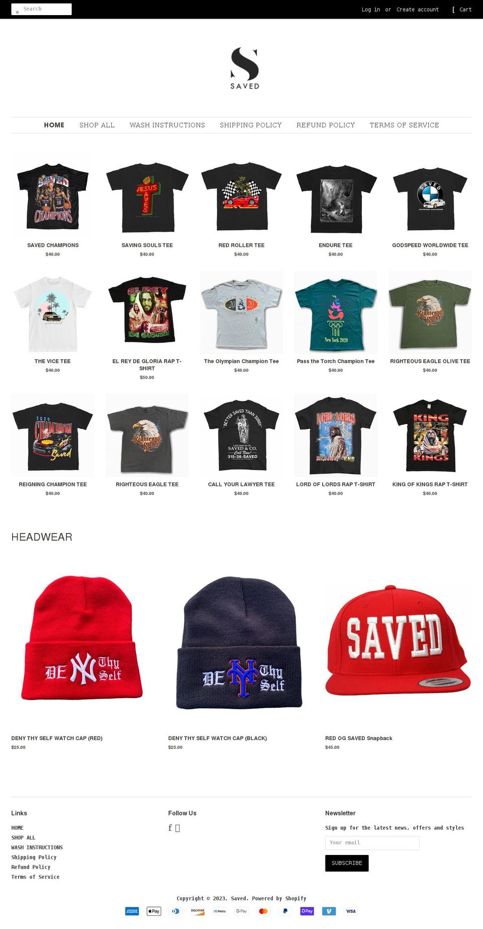 savedco.com shopify website screenshot