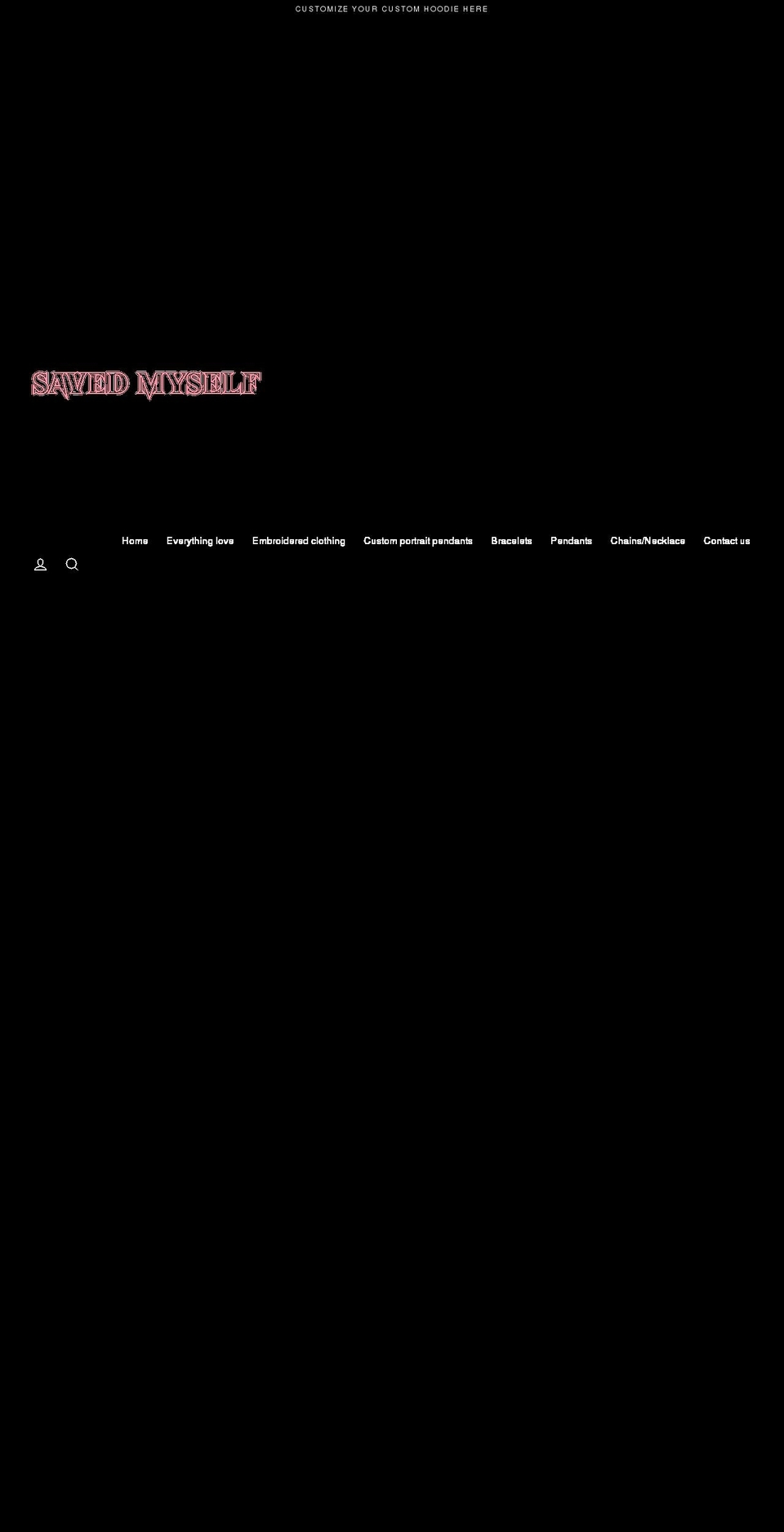 savedmyself.com shopify website screenshot