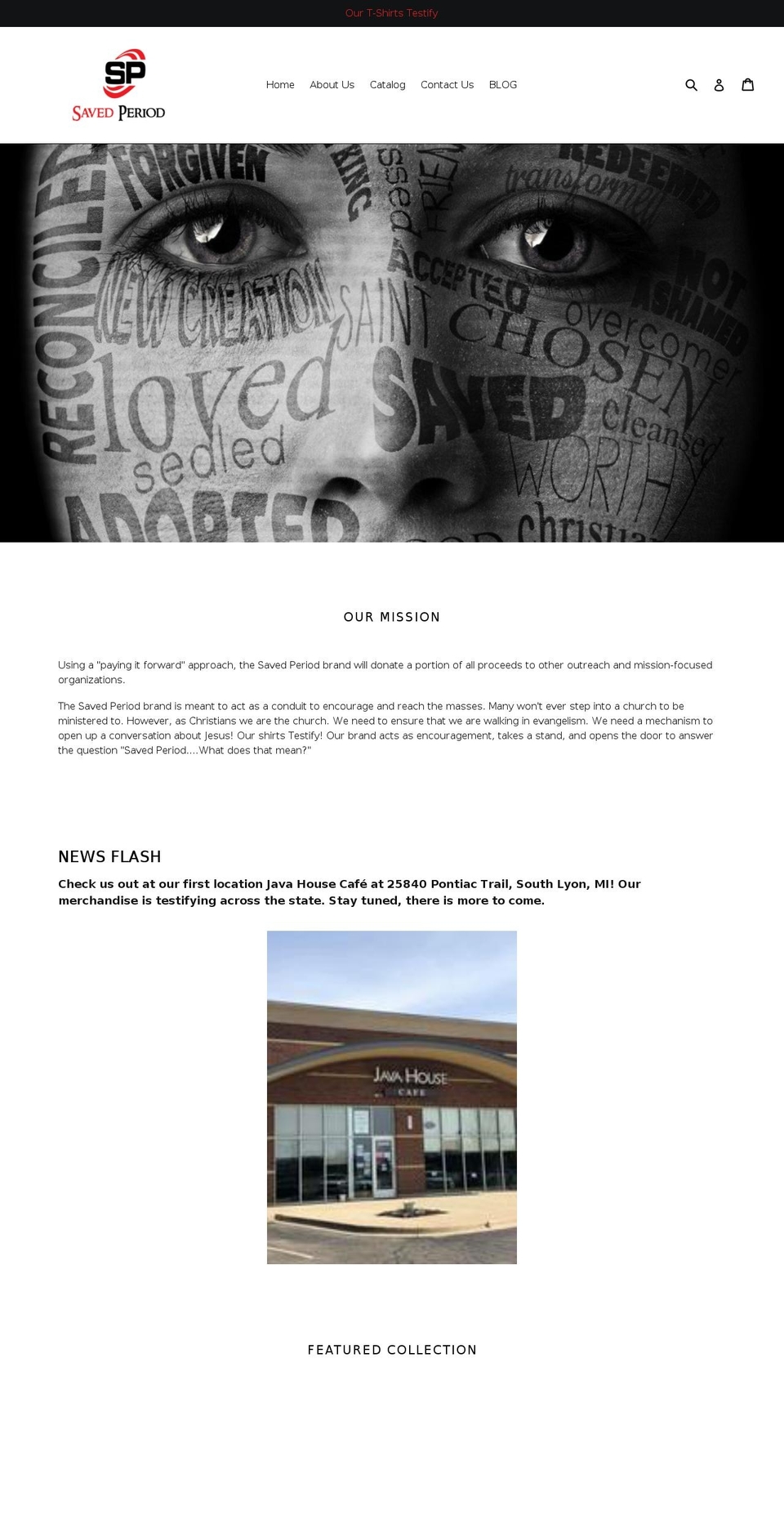 savedperiod.com — Shopify storefront screenshot