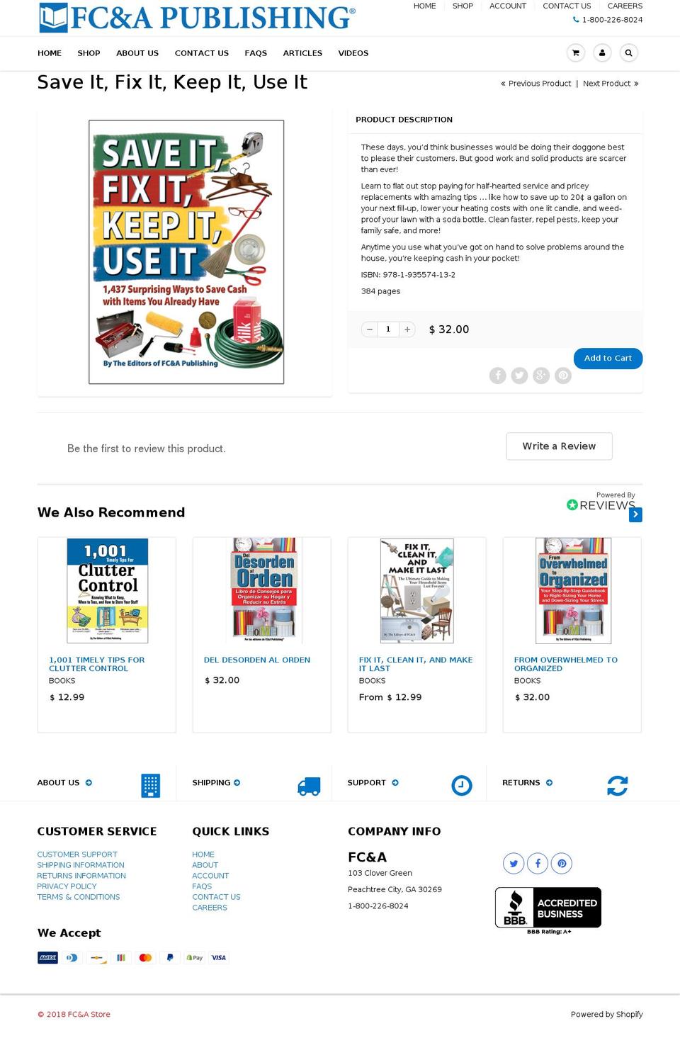 saveitkeepit.com shopify website screenshot