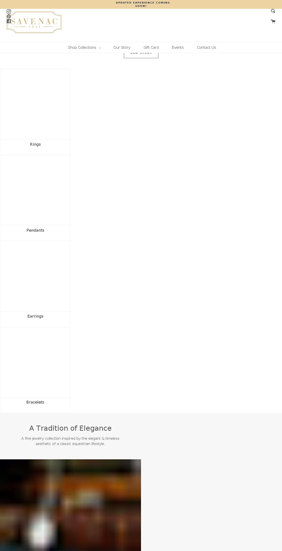 savenac1821.com shopify website screenshot