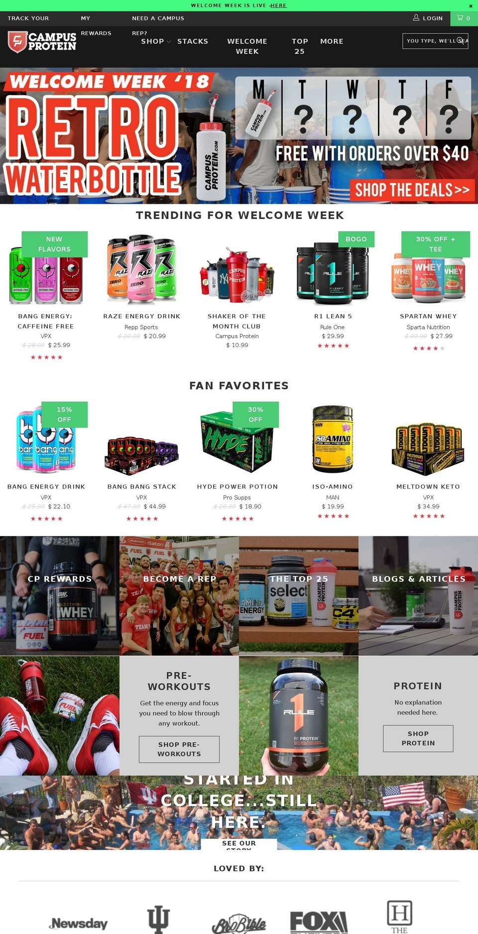 July '18 BVA NEW Shopify theme site example saveonsupps.com