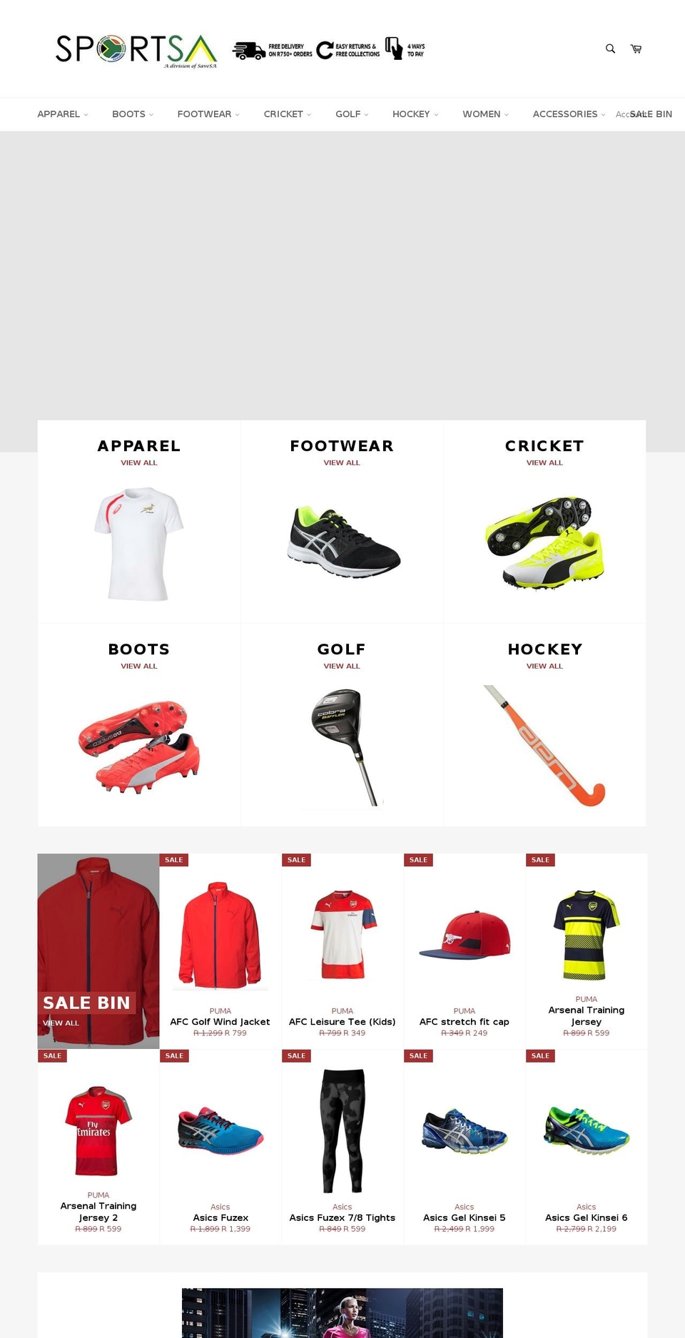 savesasport.com shopify website screenshot