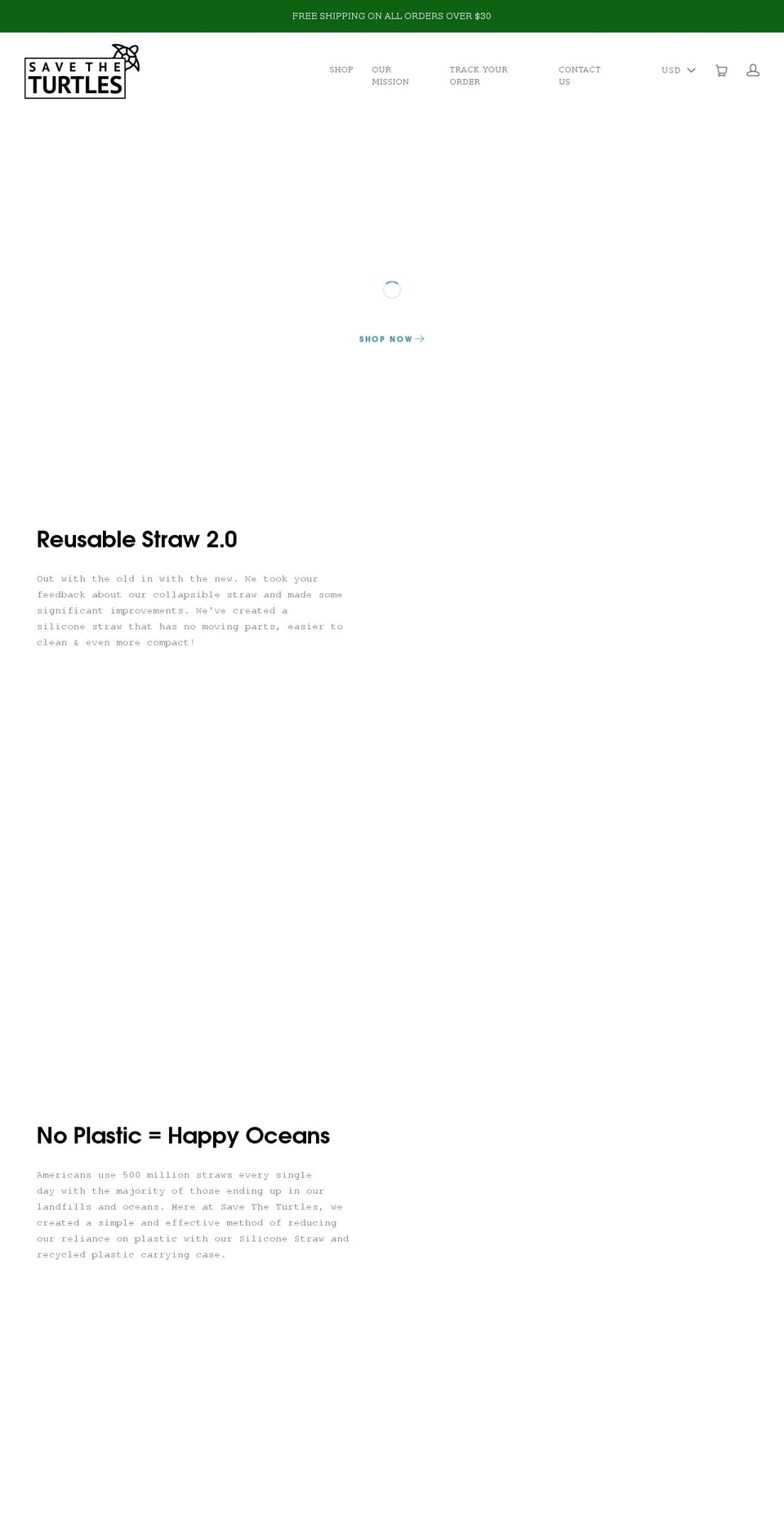 savetheturtles.ca shopify website screenshot