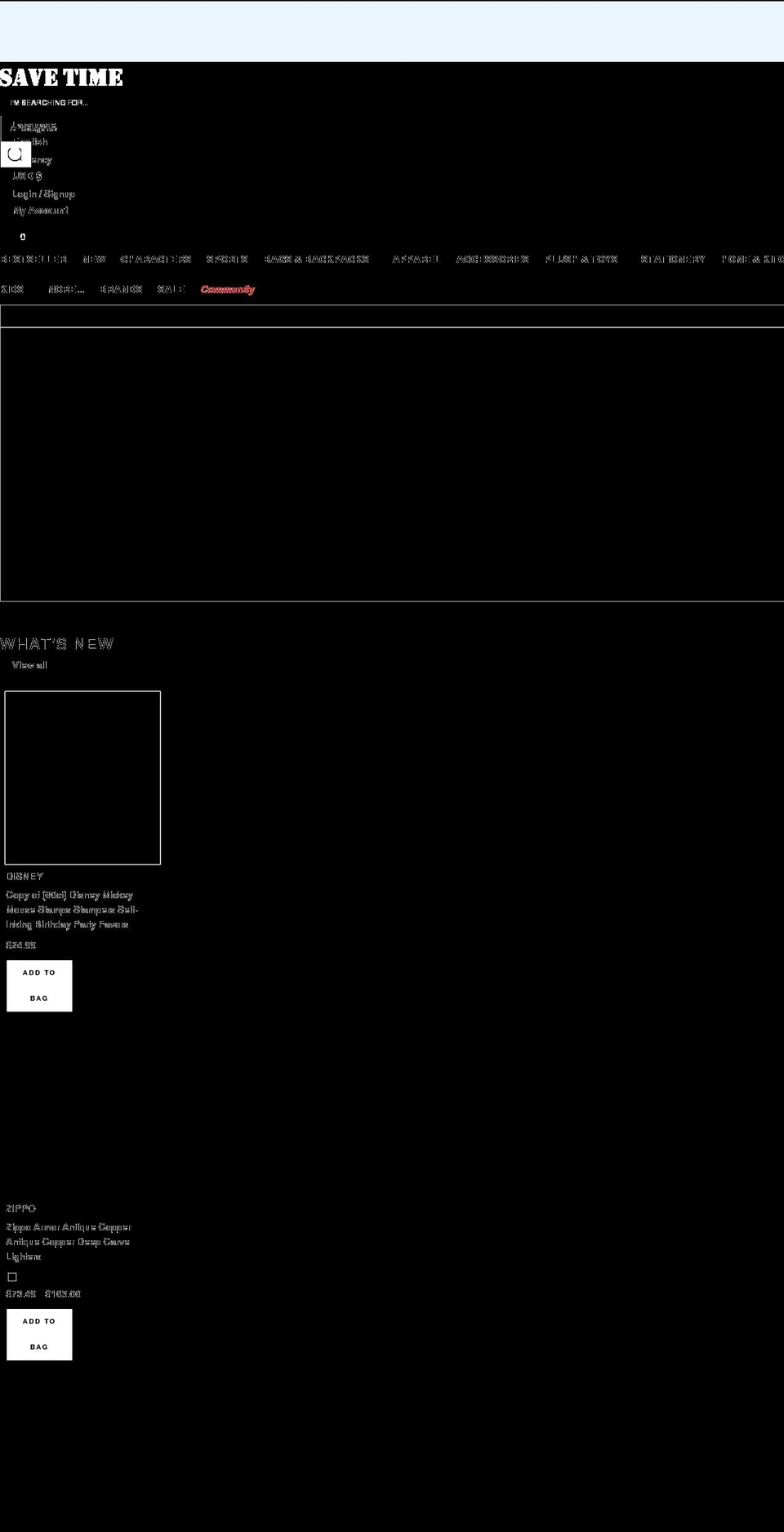 savetimeus.com shopify website screenshot