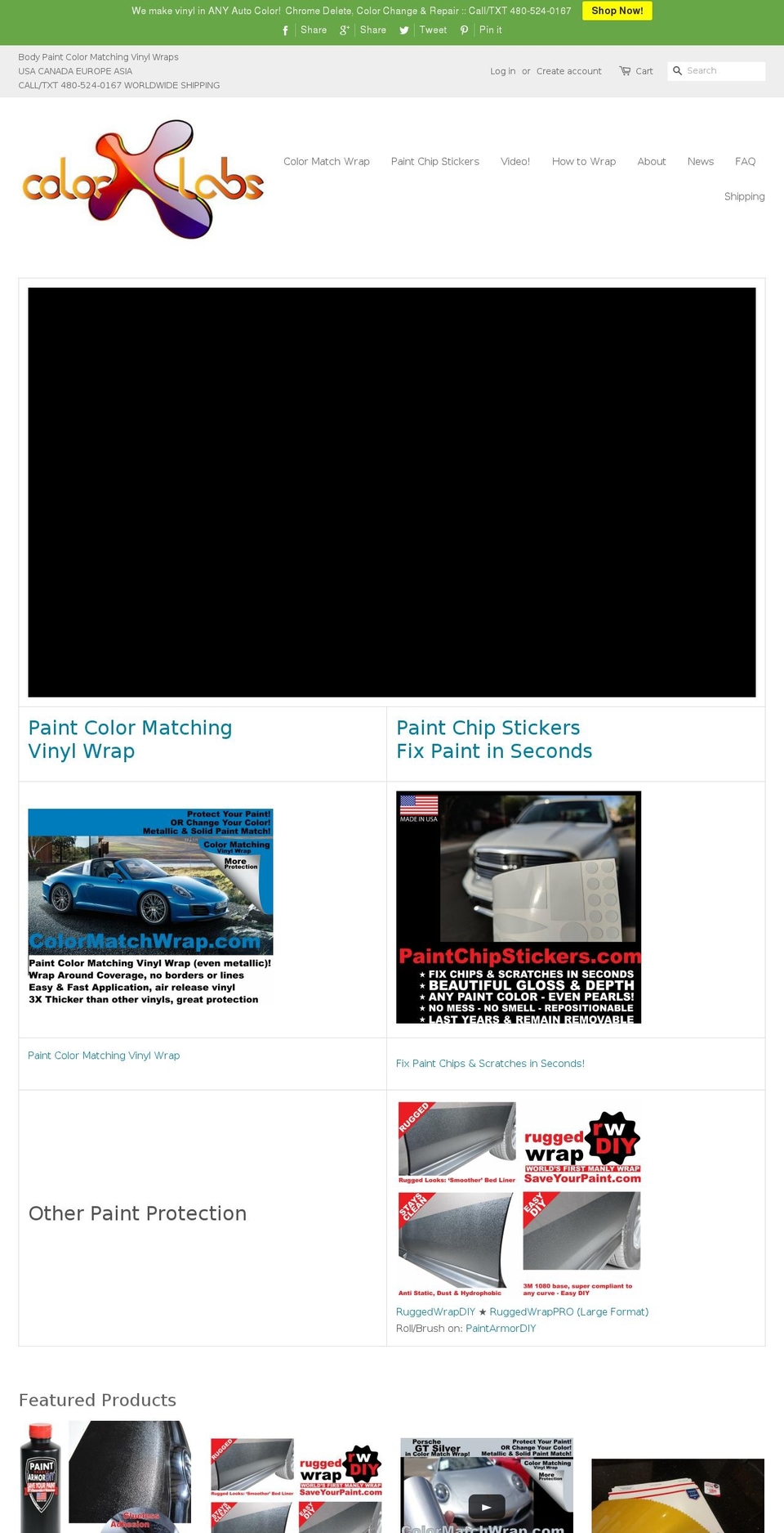 saveyourpaint.com — Shopify storefront screenshot