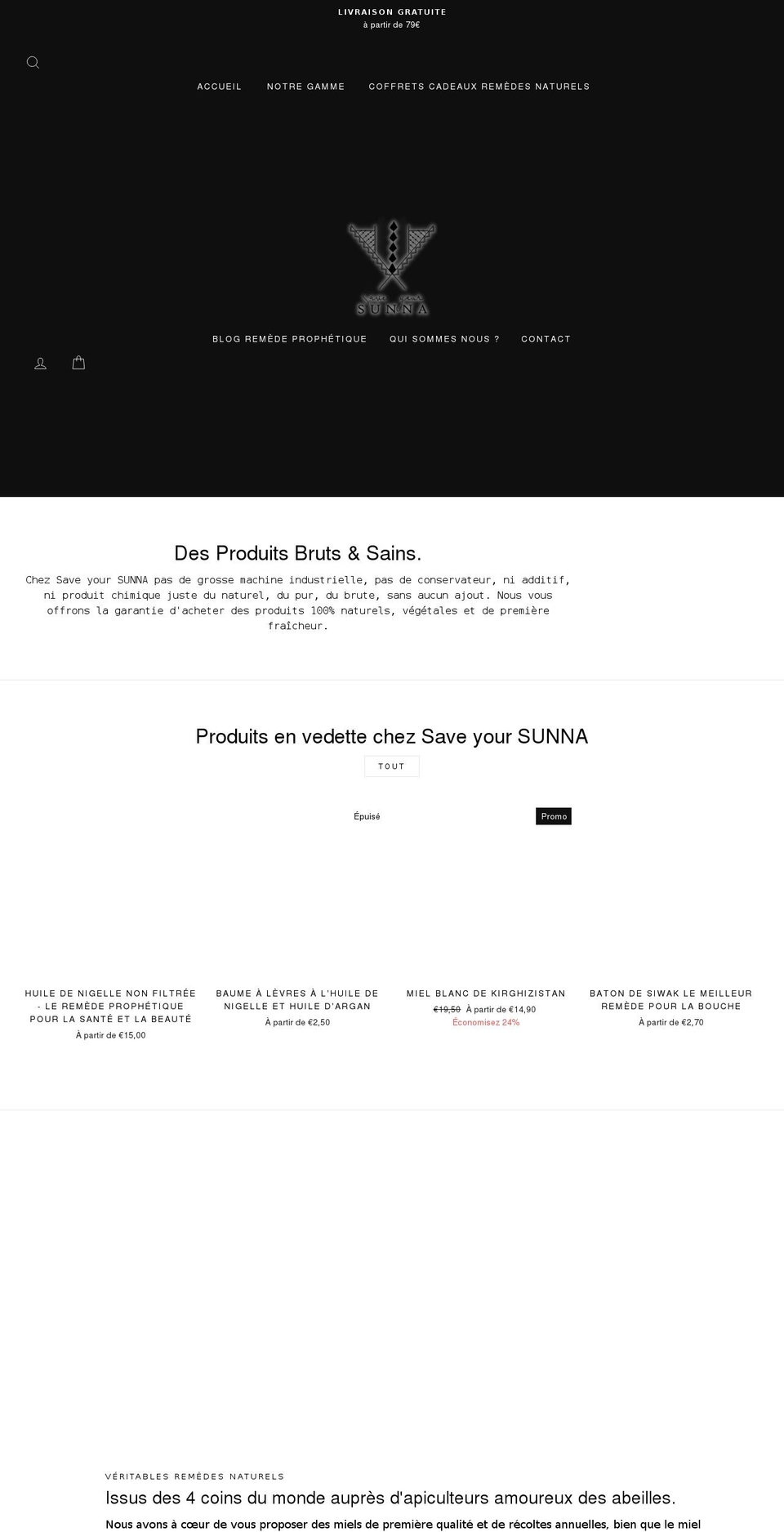 saveyoursunna.com shopify website screenshot