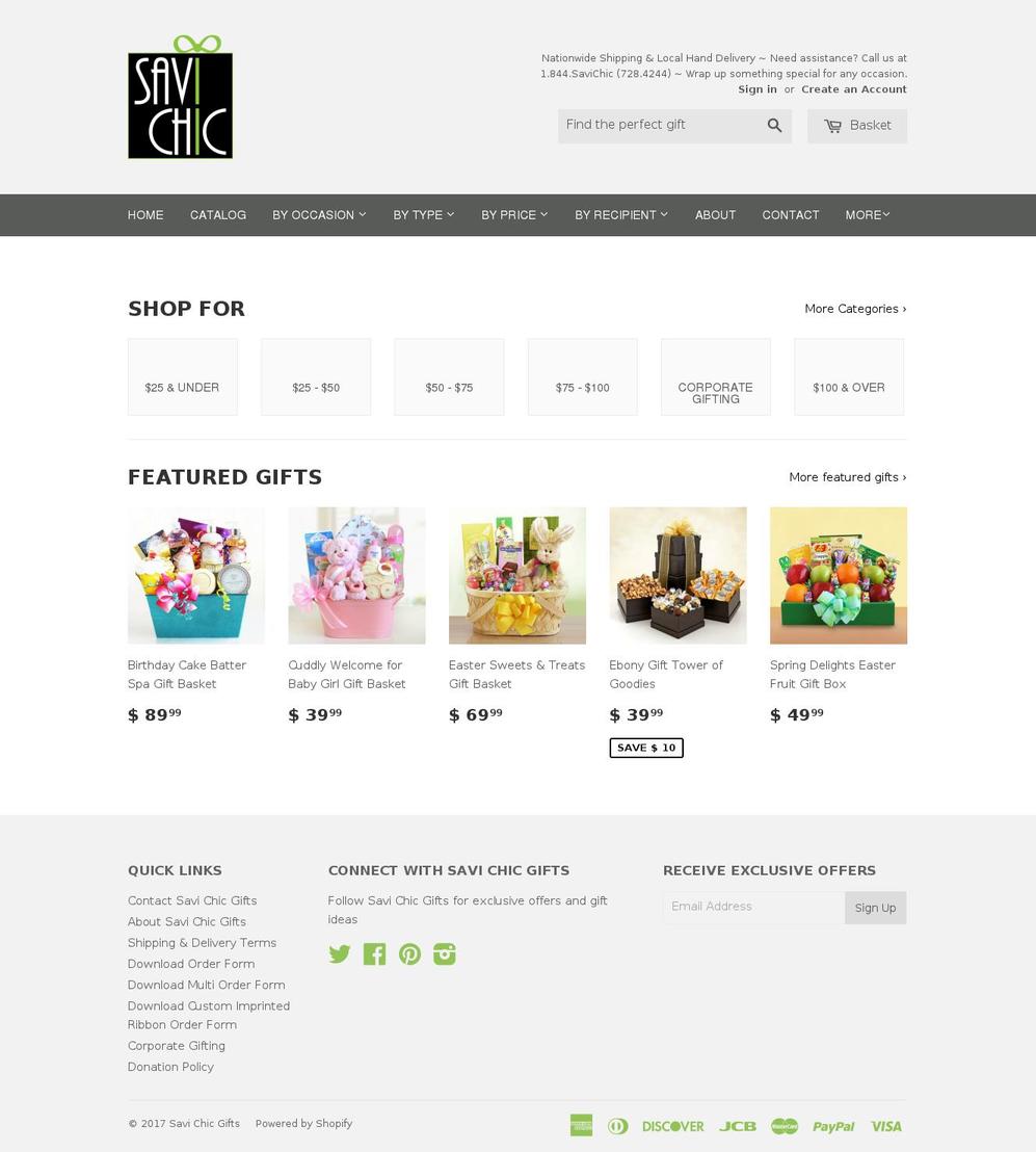 savichic.com shopify website screenshot