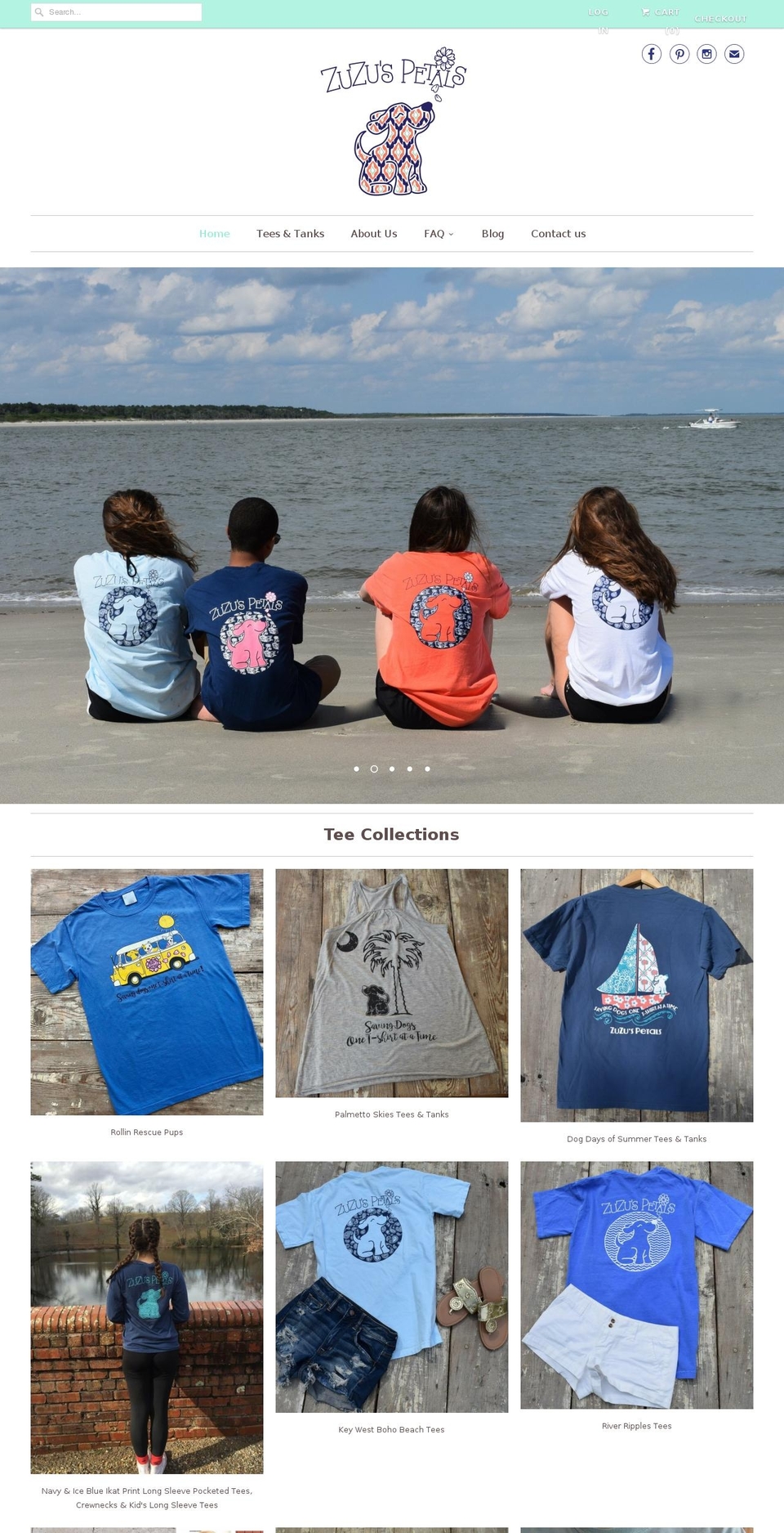 savingdogsonetshirtatatime.com shopify website screenshot