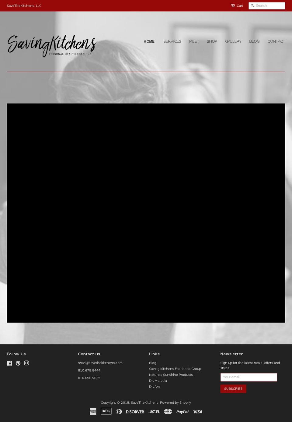 savingkitchens.com — Shopify storefront screenshot