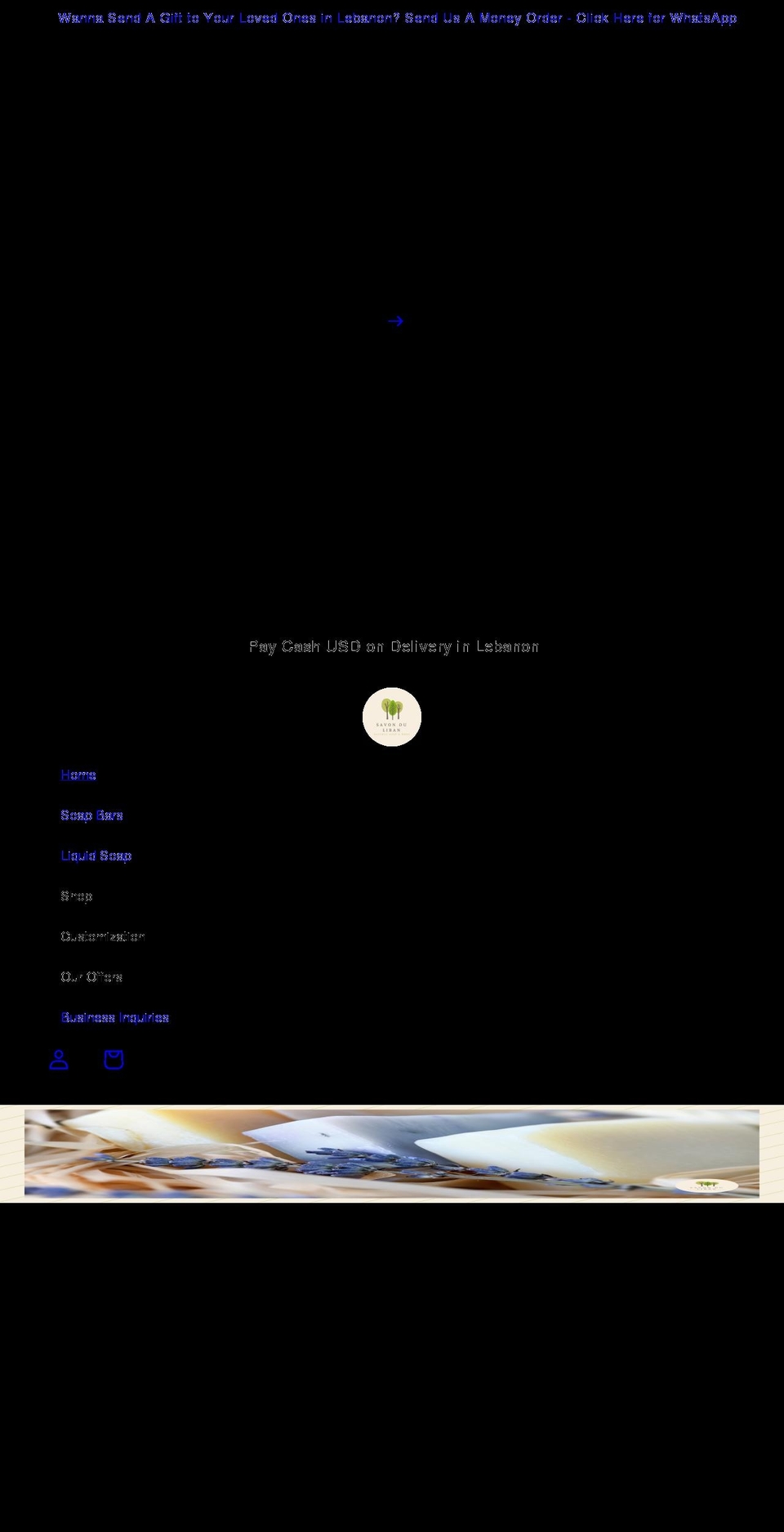 savonduliban.com shopify website screenshot