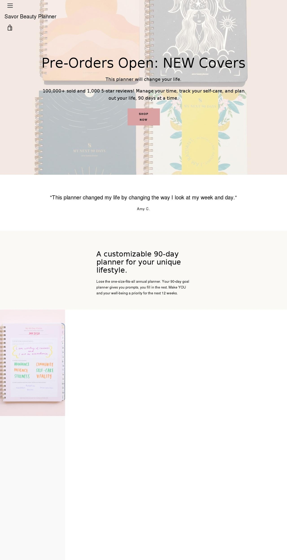 savor-the-success.myshopify.com shopify website screenshot