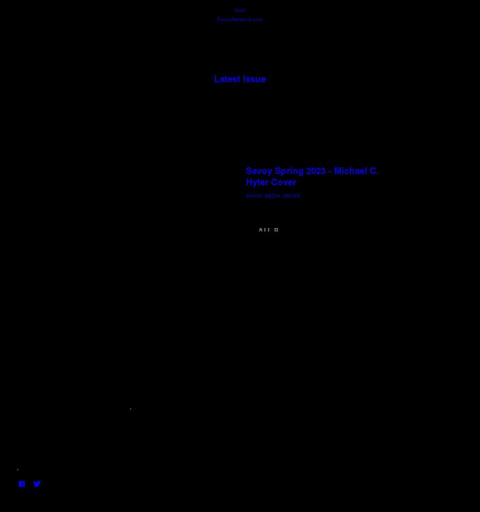 savoymagazine.myshopify.com shopify website screenshot