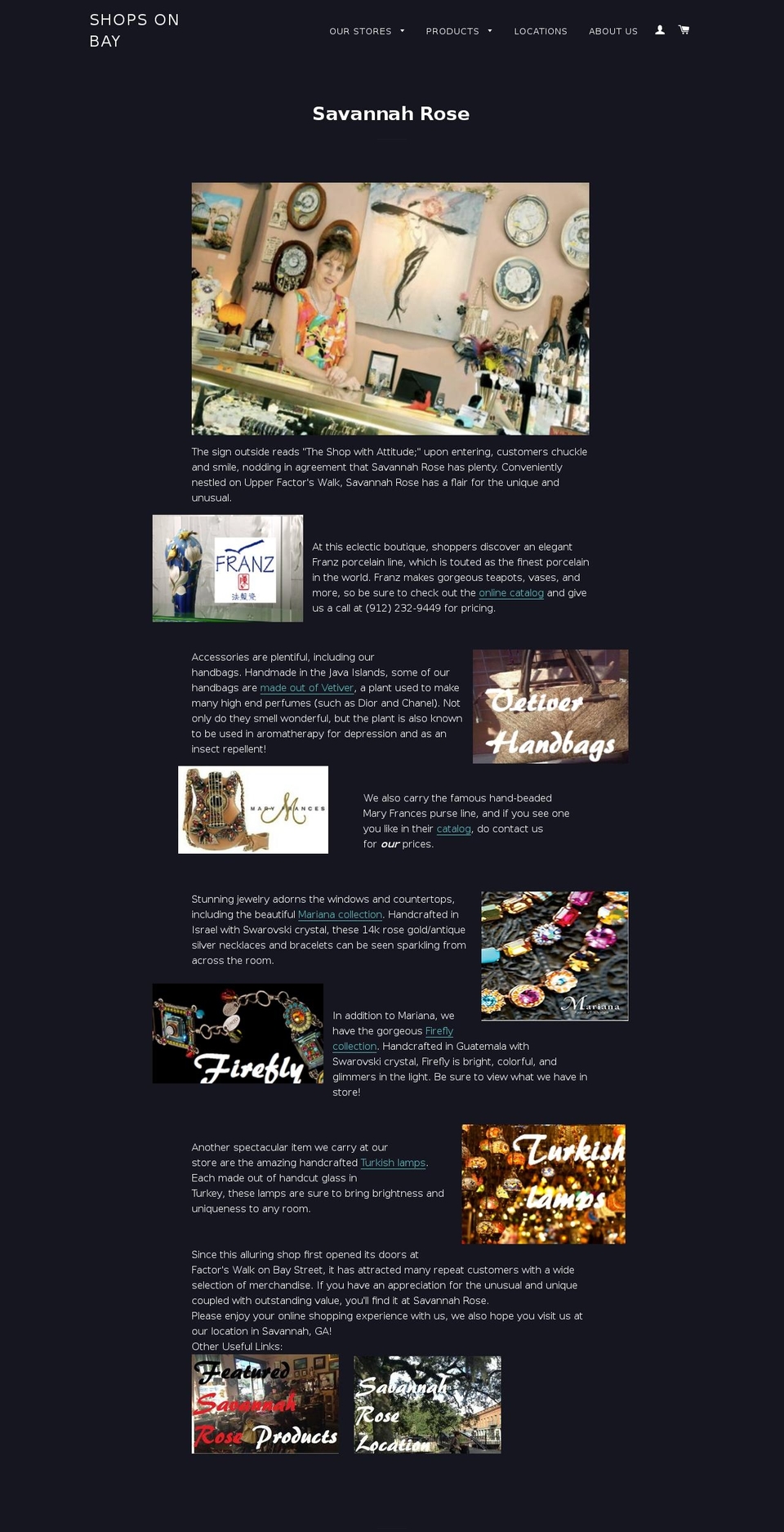 savrose.com shopify website screenshot