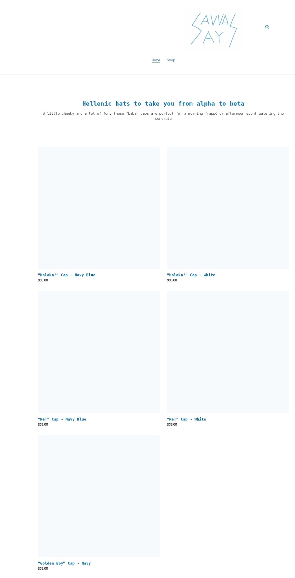 savvassays.com shopify website screenshot