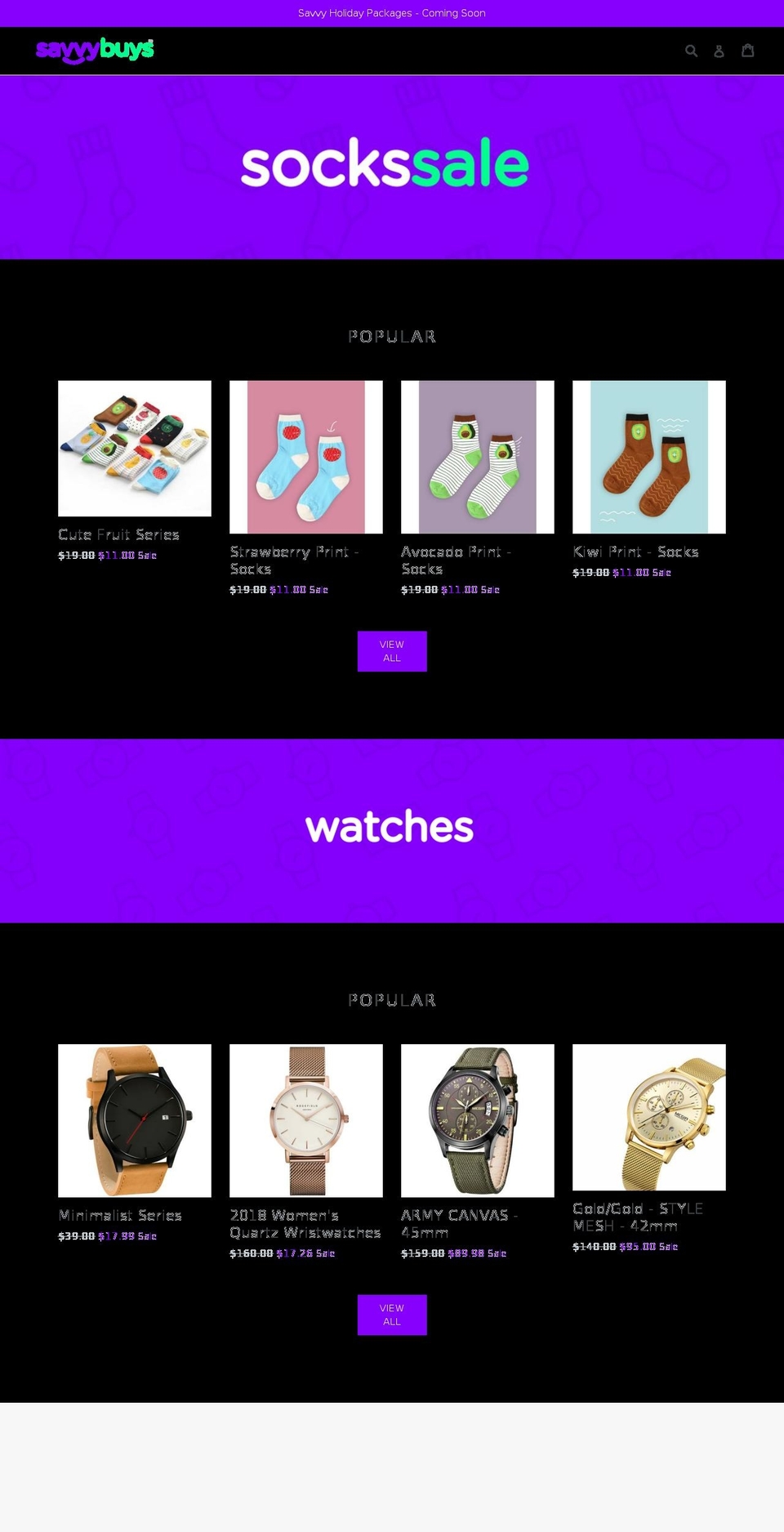 savvybuys.com.au shopify website screenshot