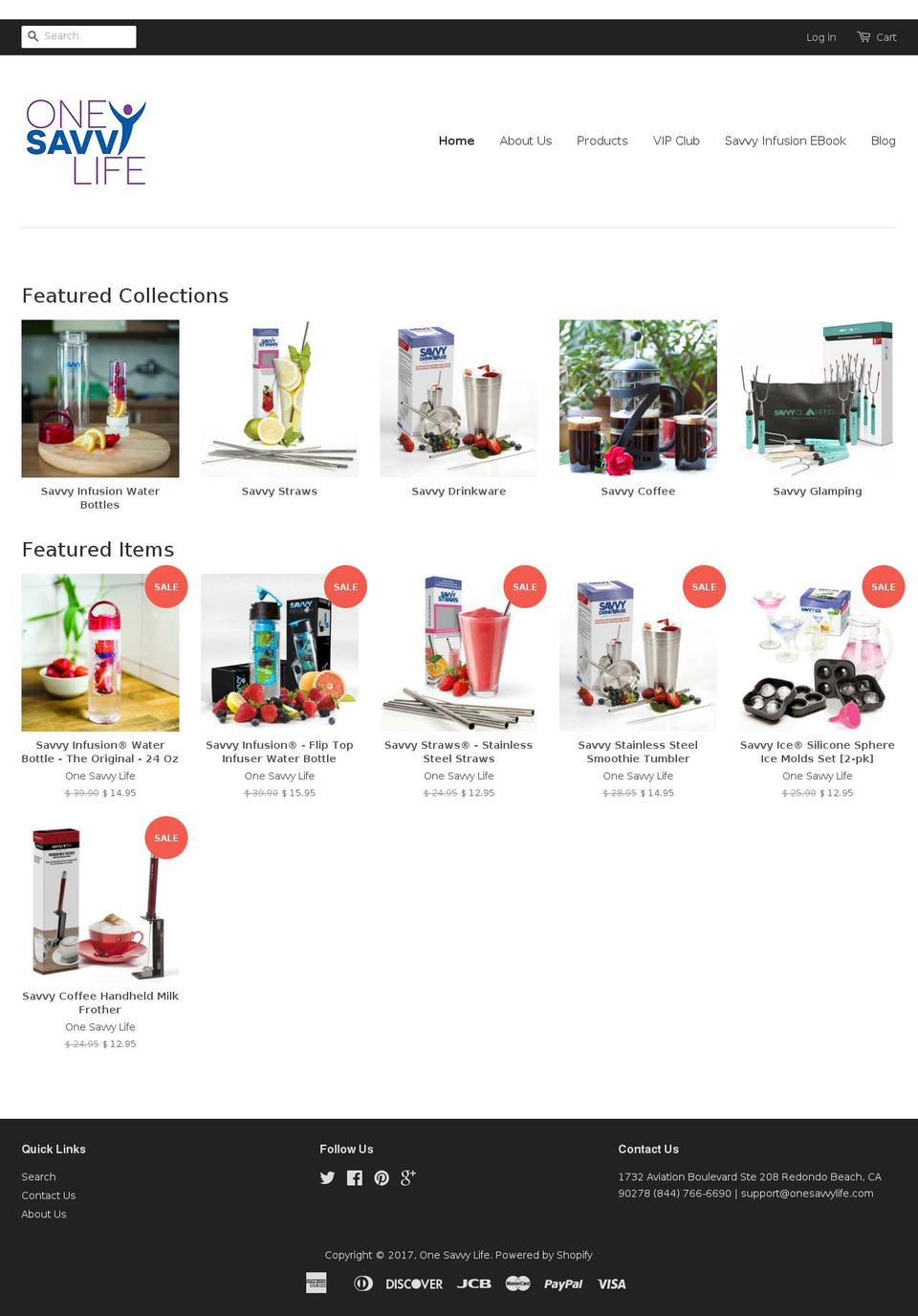 savvyglamper.com shopify website screenshot