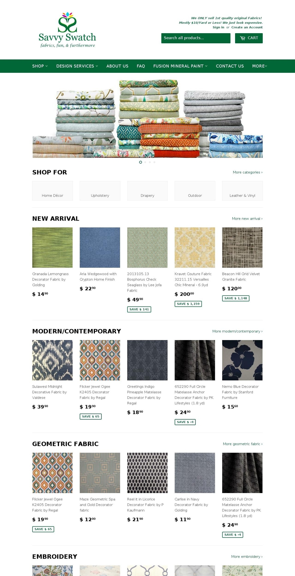 savvystuff.net shopify website screenshot