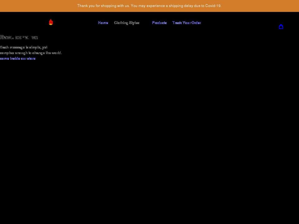 sawubonalive.com shopify website screenshot