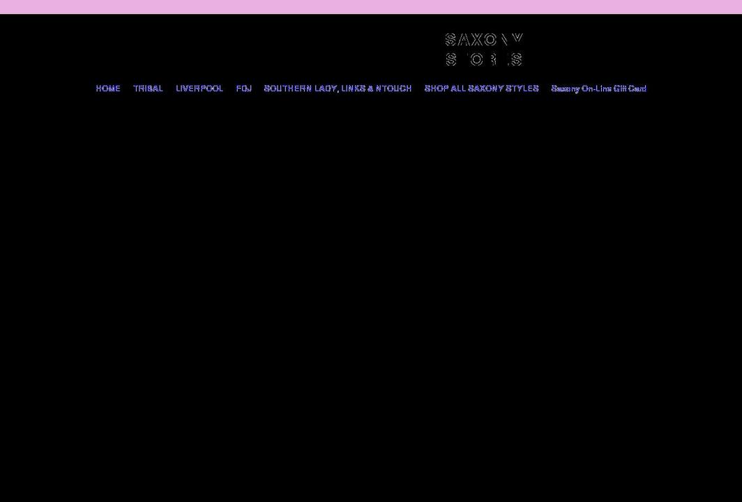saxonystores.com shopify website screenshot
