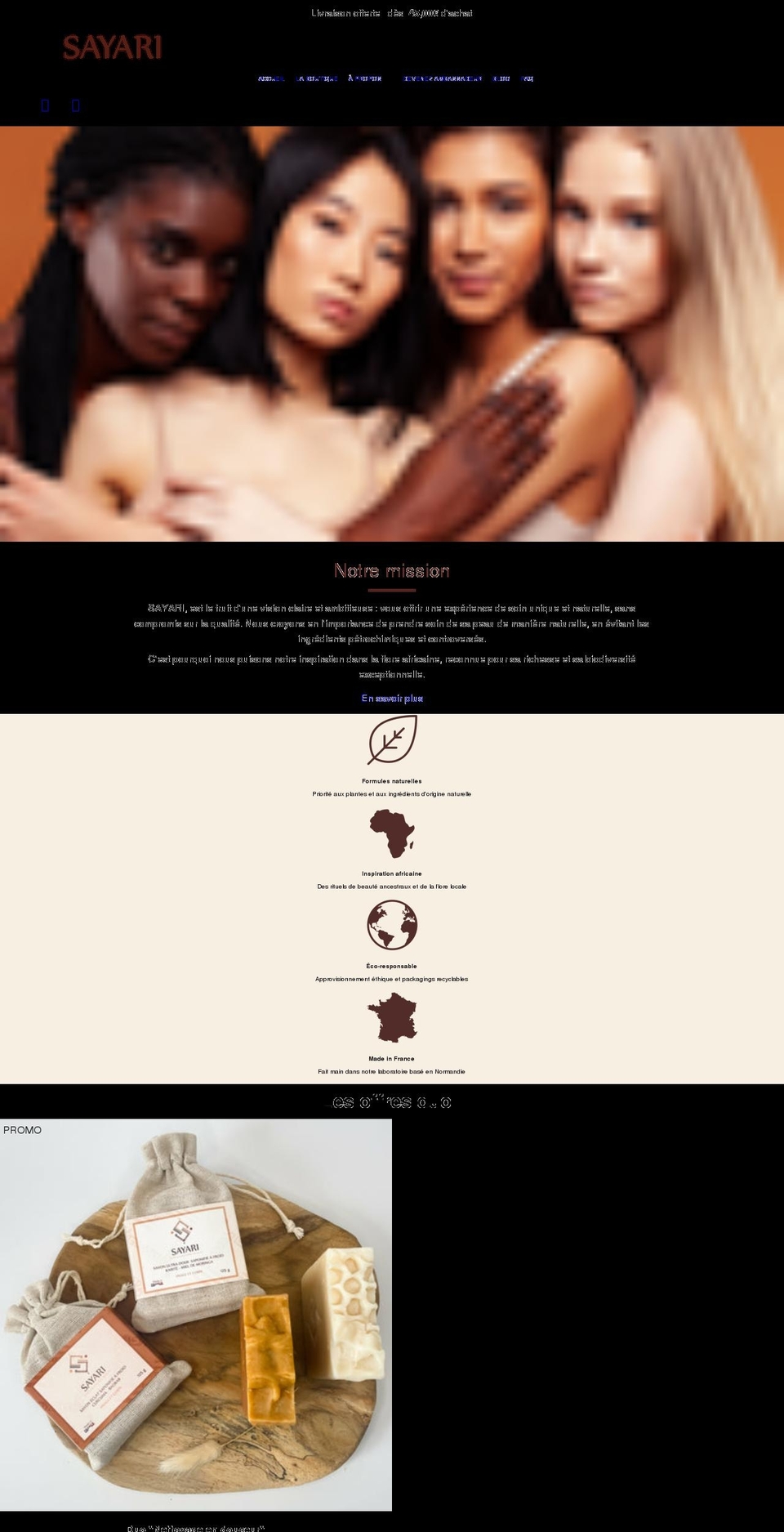 Copie de Speedfly--- Shopify theme site example sayari-beauty.com