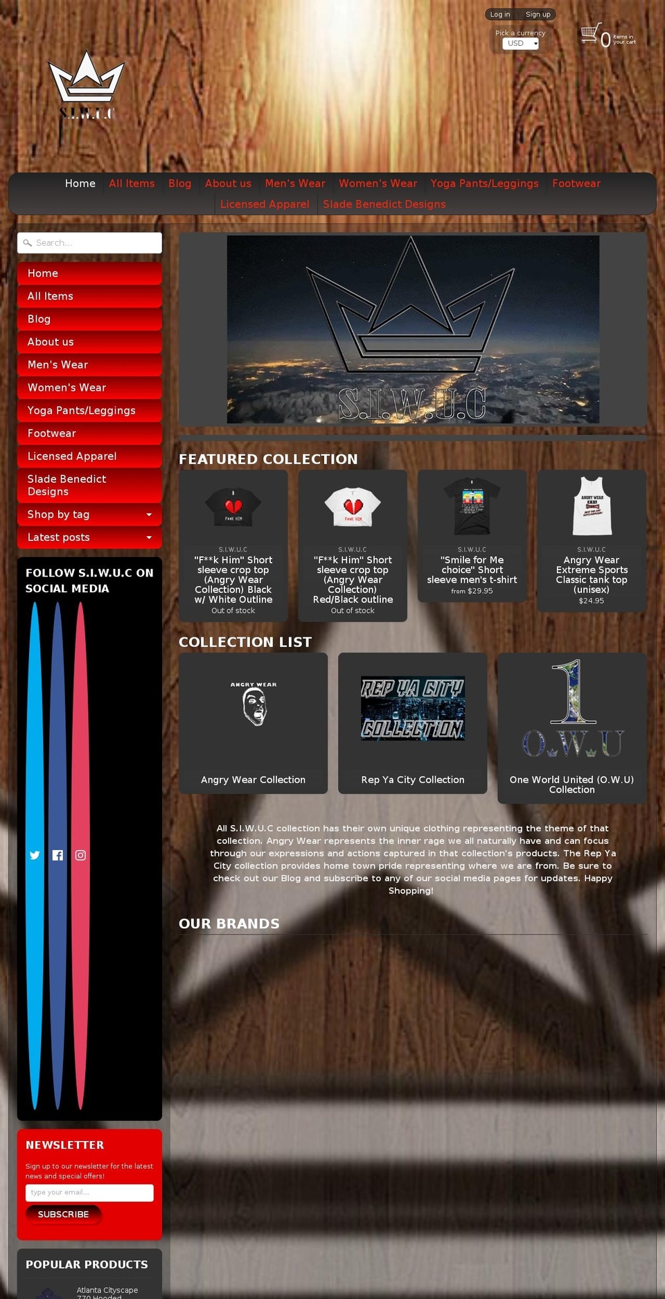 sayitwithurchest.com shopify website screenshot
