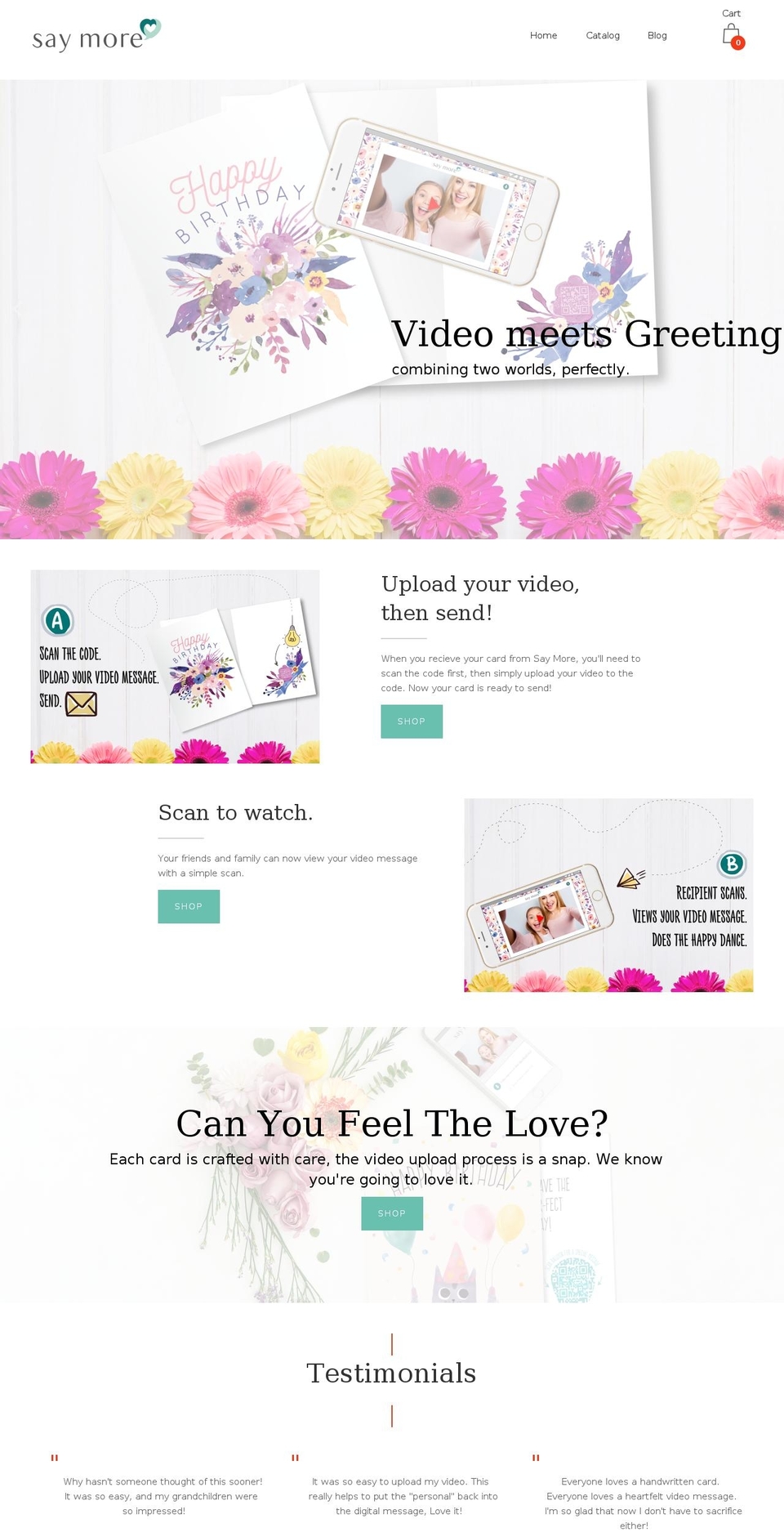 saymore.net shopify website screenshot
