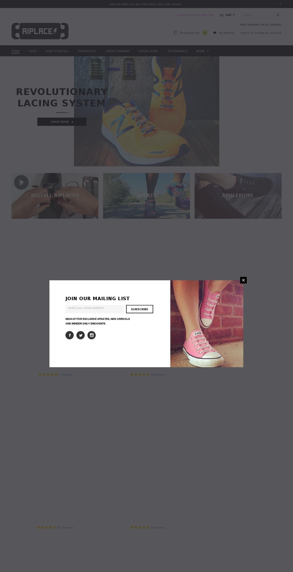 Riplaces Shopify theme site example saynotothebow.com