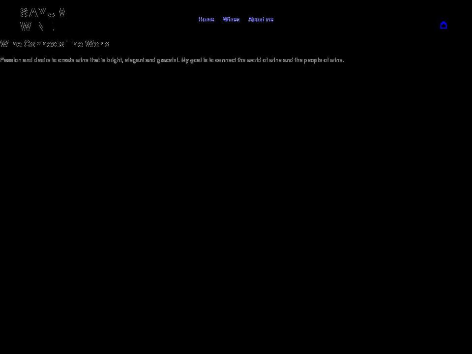 sayumiwine.com shopify website screenshot