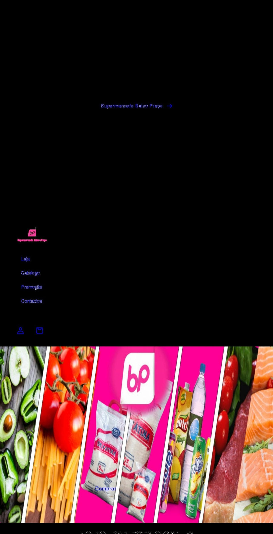 sbaixopreco.com shopify website screenshot